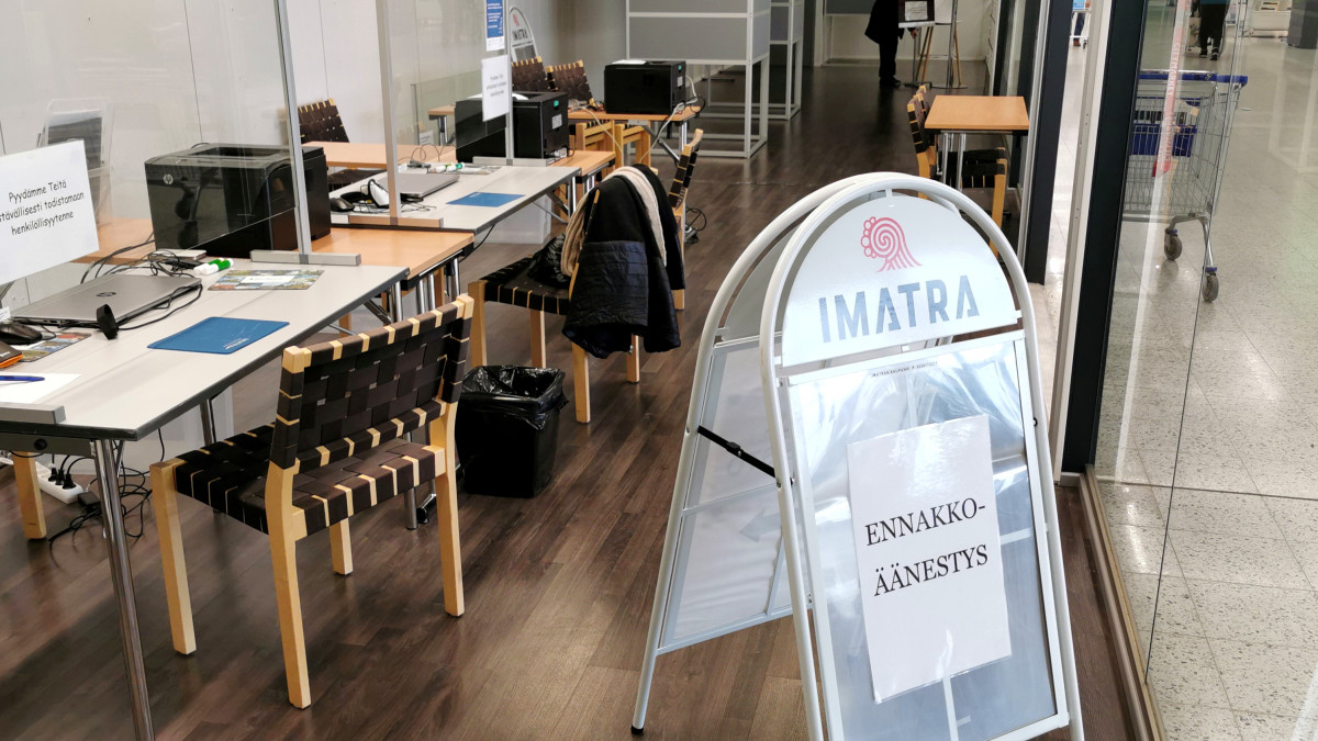 Ennakkoäänestys 22.-28.3.2023.