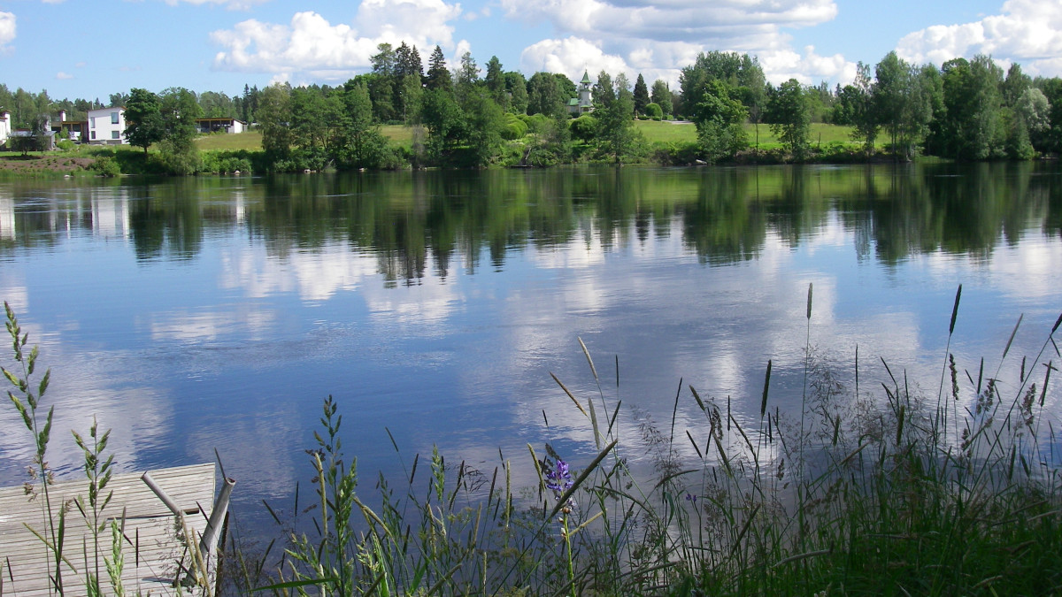 Kesäinen Vuoksi.