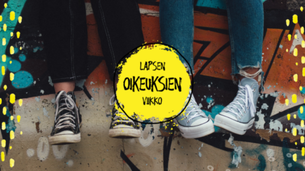 Lapsen oikeuksien viikko -teemakuva.