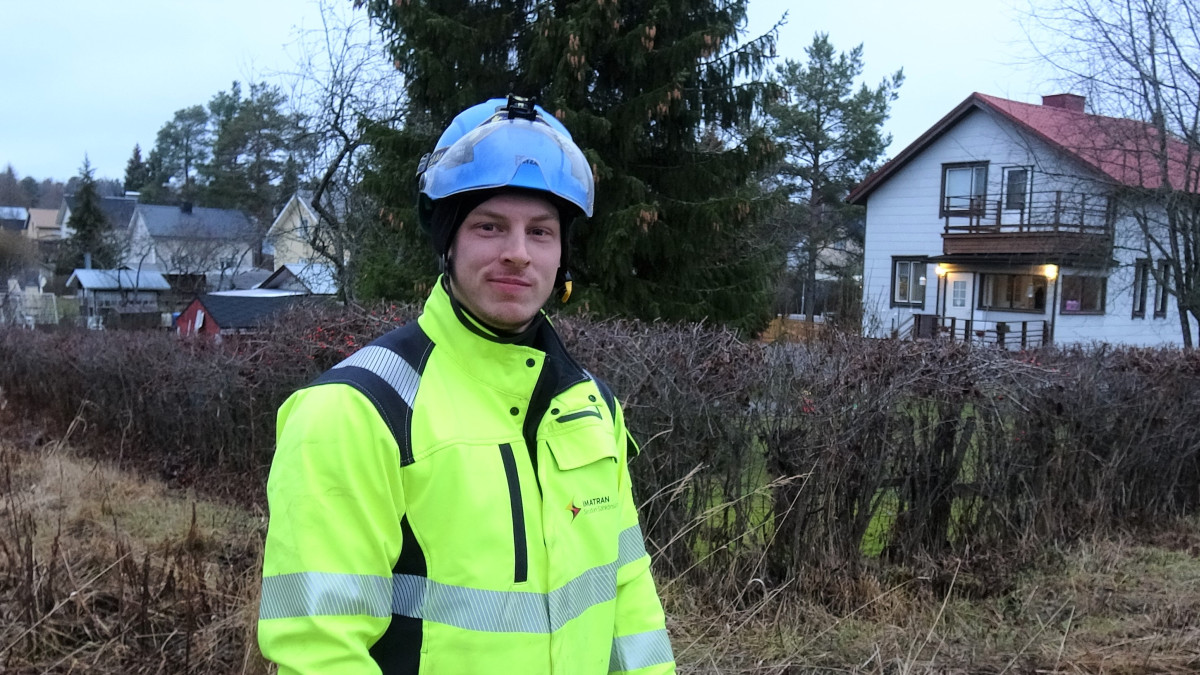 ISS Oy:n asentajalle Tommi Kurpalle joulukuusen haku oli ensimmäinen kerta hänen työurallaan