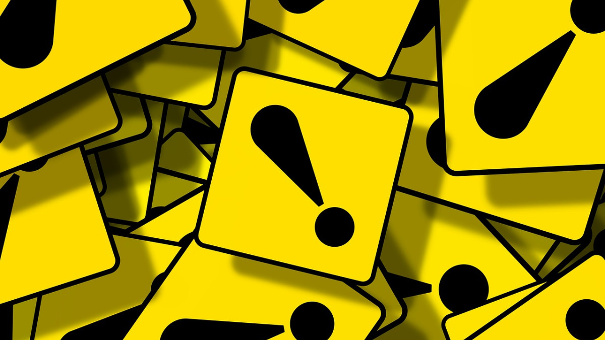 Piirrettyjä huutomerkkejä.