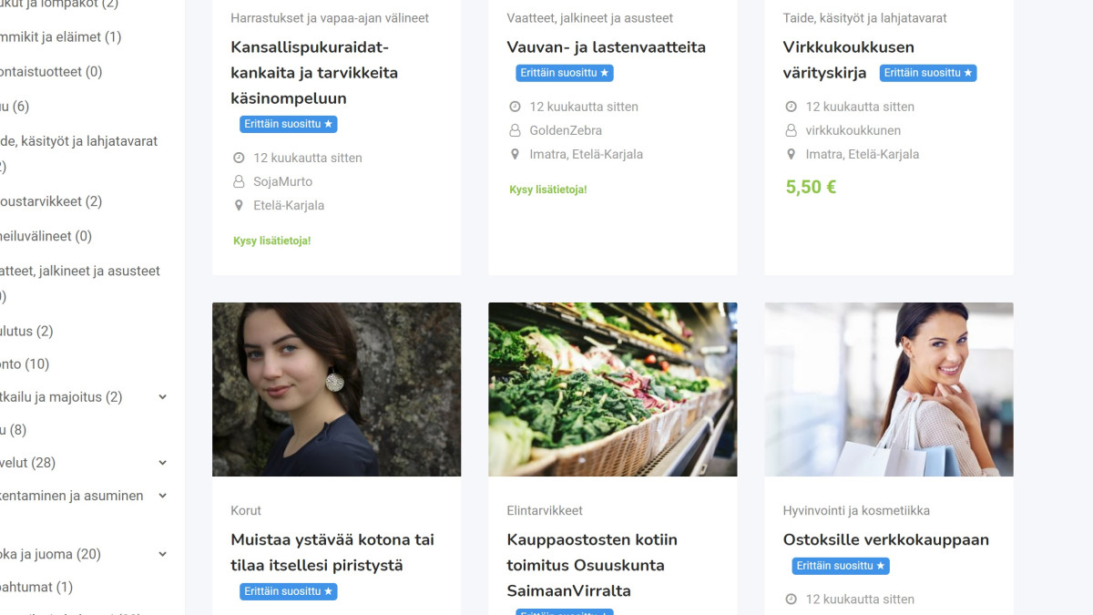 verkkokaupan sivusta kuva