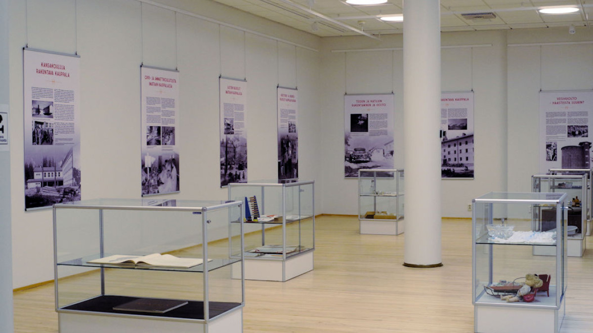Imatran kaupunginmuseon näyttelytila