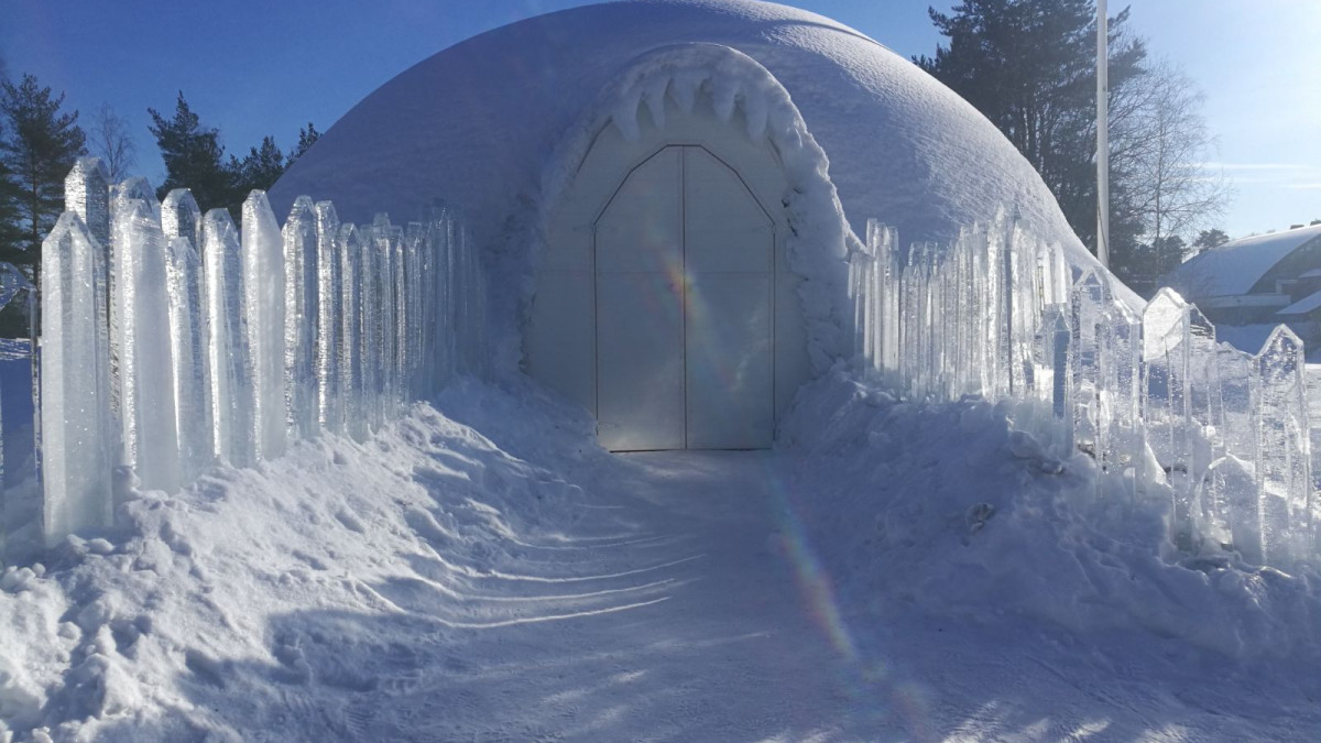 Jääiglu.
