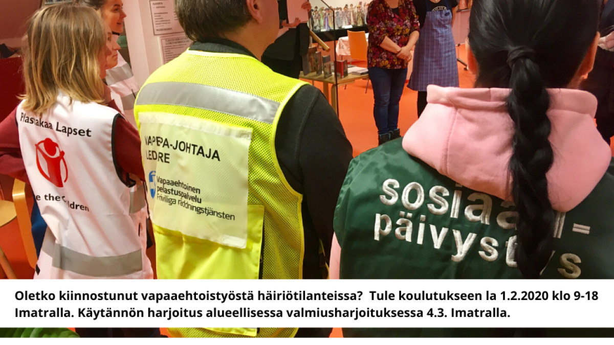 Tule mukaan vapaahetoistyöhön!
