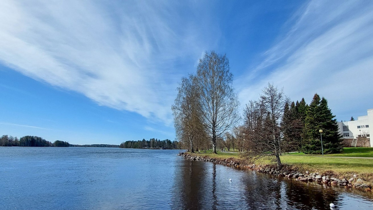 Virtaava vuoksi ja talo