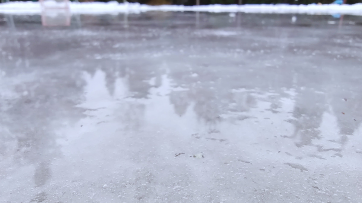 Sulanut luistelukenttä.