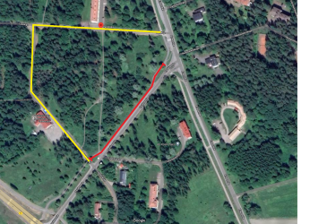 Ilmakuva korjausalueesta