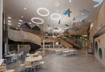Kosken koulukeskuksen aula