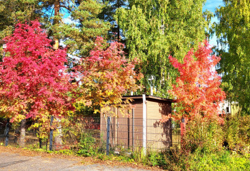 syksyinen mittauskoppi.