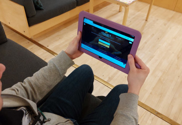 Cineast-videopalvelu tabletilla.