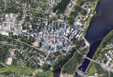 Imatrankosken pysäköintikartta karttapalvelussa