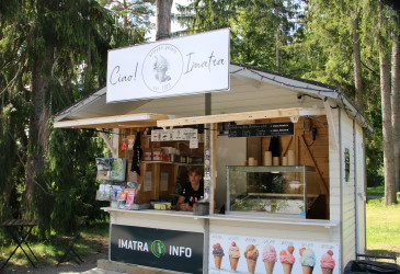 Imatran kesäinfopiste.