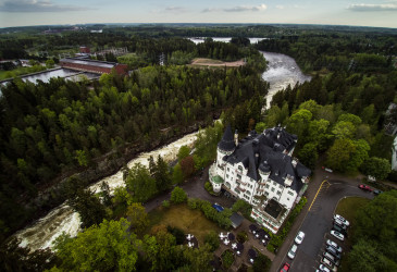 Ilmakuva Valtionhotellista.