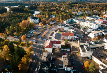 Ilmakuva Imatrankoselta.