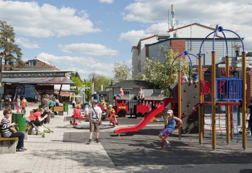 Kuva leikkipaikasta