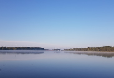 Näkymä Vuoksella.
