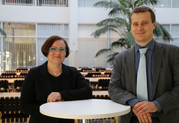 Arja Kujala ja Matias Hilden 