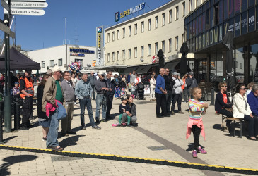 Imatran Areenan yleisöä
