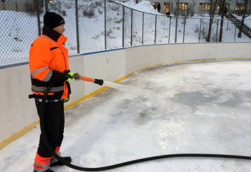 Kentän jäädytys