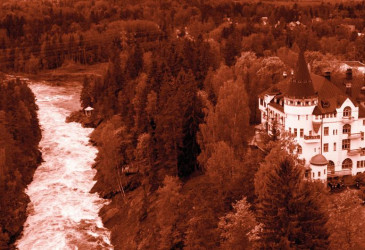 Imatrankoski ja linnamainen Valtionhotelli