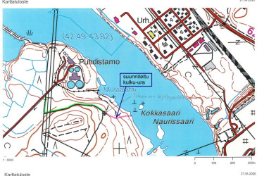 Kokkasaaren purkaminen toteutetaan kesällä 2020.