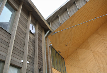 Puurakentamisen avauskohde Imatralla on puukoulu.