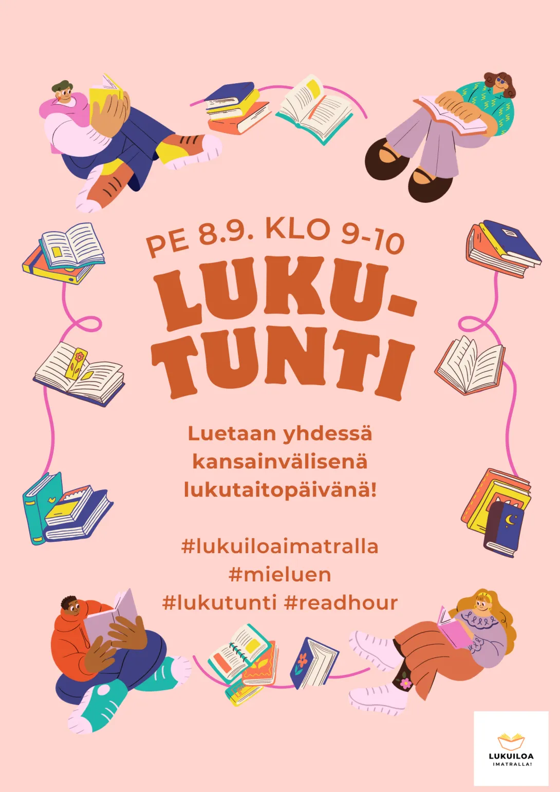 Lukutunti mainos.