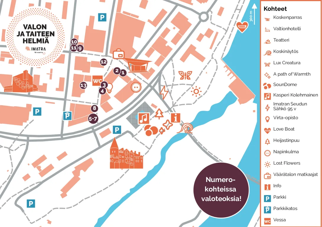 Valon ja taiteen helmiä tapahtumakartta, versio 4.