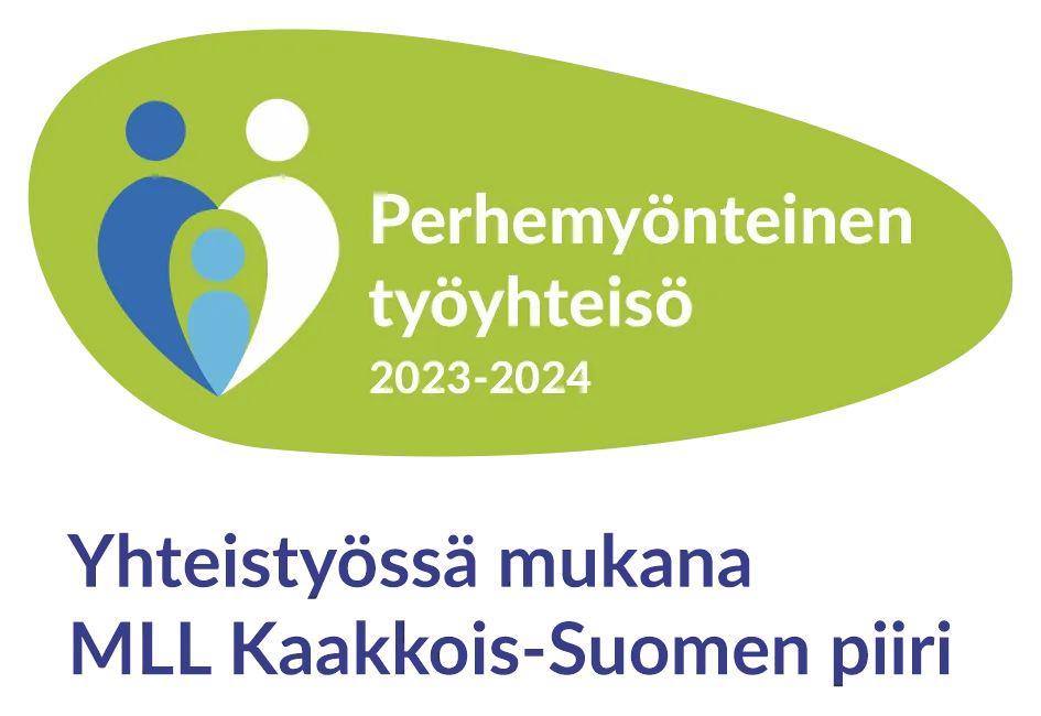 Perhemyönteinen työyhteisö -logo