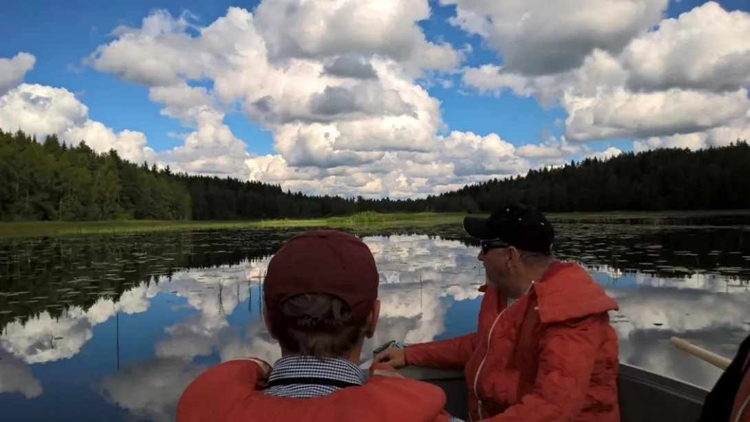 Järvimaisema Purnujärveltä.