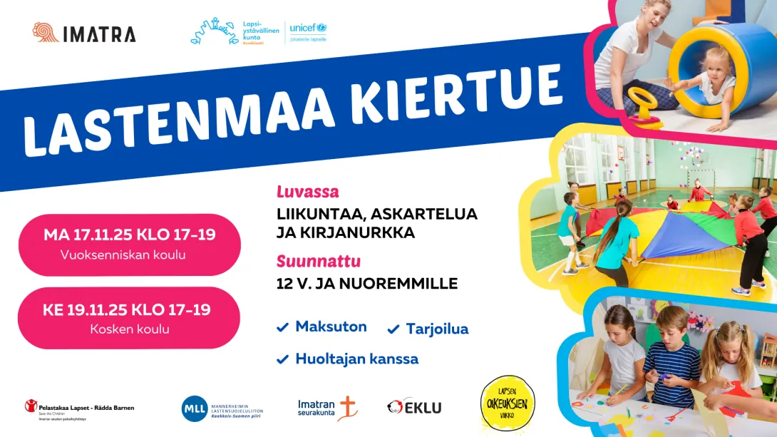Lastenmaa -kiertueen 2025 juliste.